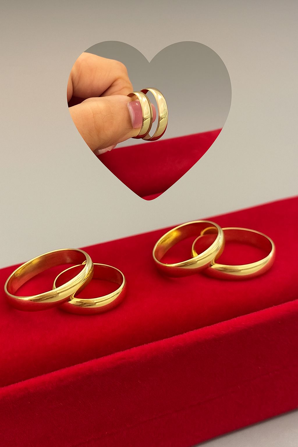 Anillos de Alianza Oro 18k Italiano - Par
